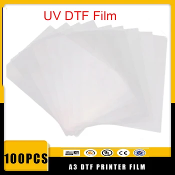 100-as A3-as KM-Nyomtató Film Mágikus UV SZEX Film át Film UV Nyomtató SZEX Tinta Nyomtatási PET Fólia Nyomtatás, Átutalás