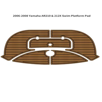 2006-2008 Yamaha AR210 212X Úszni Platform Pad Hajó EVA Hab Teak Fedélzeti Szőnyeg