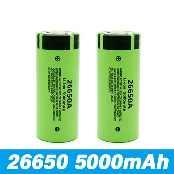 3.7 V 5000mAh 26650A nagy kapacitású lítium-ion akkumulátor elemlámpák, mobil tápegységek, inverter