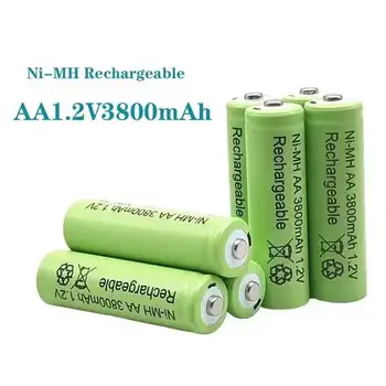 3800mAh AA méretű 1,2 V akkumulátor Ni-MH újratölthető akkumulátor Játék Távirányító AA Újratölthető Akkumulátorok 1.2 v-os akkumulátor 3800mah