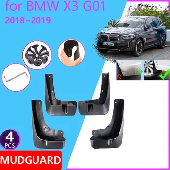 4DB Autó Mudguards BMW X3 G01 2018 2019 Fender Sárvédő sárfogó Őr Splash Fedél Automatikus Külső Csere Tartozékok