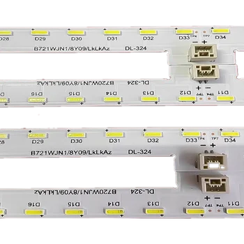 4DB LED-es Háttérvilágítás Szalag 44lamps For4T-C70AJZA 4T-C70AL1X Sharp_70_2x44+2x44_4014C_A/B_11S4P REV.V0