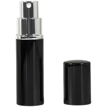 5ml Fekete színű alumínium porlasztó fém parfüm porlasztó
