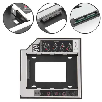 9.5 mm 2. HDD Caddy SATA Interfész Alumínium Anyag 3.0 Merevlemez-Meghajtó dobozát Burkolat DVD-Adapter 2 tb-os SSD Laptop CD-ROM
