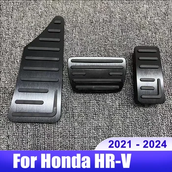 A Honda Vezel HR-V HRV EL RS 2021 2022 2023 2024 Autó Gyorsító Fék lábtartó Pedálok Fedezze csúszásmentes Párna Kiegészítők