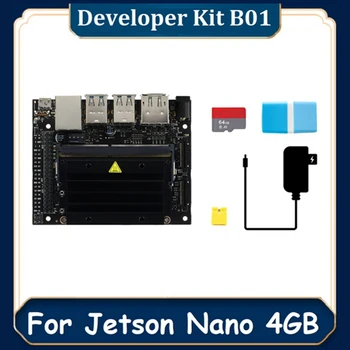 A Jetson Nano 4GB Developer Kit Programozási Robot Beágyazott Mély Tanulás Fórumon Adapter DIY US Plug