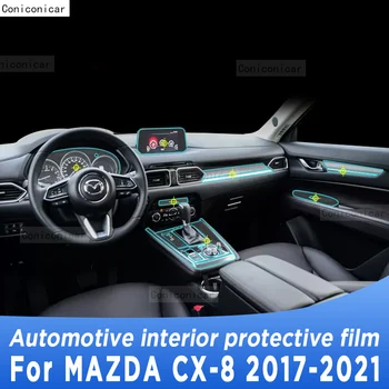 A MAZDA CX8 2017-2021 2019 Sebességváltó Panel Navigációs Képernyő Autóipari Belső TPU Védőfólia Takarja Anti-Semmiből Matrica