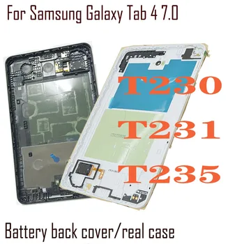 A Samsung Galaxy Tab 4 T230 T231 T235 Eredeti Tablet Új Lakások Keret Hátsó Borító Hátsó Tok Panel Ajtó Fedél Csere
