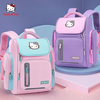 Aoger Hello Kitty Táska Általános Iskola Iskolatáska Lányok, Gyerekek Minőségű, Könnyű, Gerinc-Védő Terhek Enyhítése Hátizsák