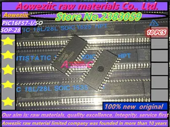 Aoweziic 2021+ 100% új, eredeti PIC16F57 PIC16F57-én/S0 PIC16F57-én/SS SOP28 PIC16F57-I/O DIP-28 MCU beágyazott processzor 