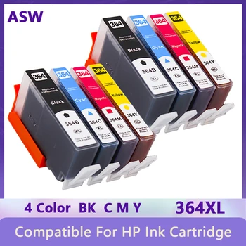 ASW kompatibilis 364XL tintapatron a HP364 xl hp 364 5520 5524 6510 6520 7510 B109 B110 B209 B210 C309 Nyomtató