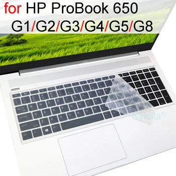 Billentyűzet Fedél a HP ProBook 650 G8 650 G5 650 G4 650 G3 650 G2 650 G1 15 15.6 Laptop, Tartozékok Védő Bőr Esetben, Szilikon
