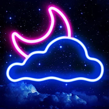 Cloud Hold Neon Felirat A Falon Decor Hálószoba Esküvő Party Dekoráció Születésnapi Ajándék