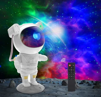 Csillag Projektor Éjszakai Fény Távirányítóval 360°Állítható Design Űrhajós Köd Galaxy Világítás a Gyermekek Felnőttek