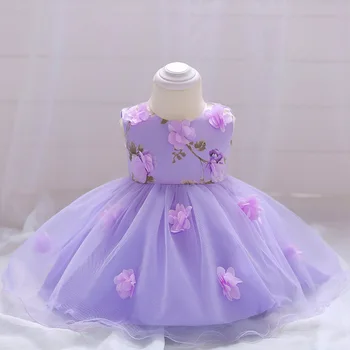 Csipke Keresztség Kislány Ruhák Party Esküvői Estélyi 1 éves Gyerekek Prom Princess Kisgyermek Ruhát платье