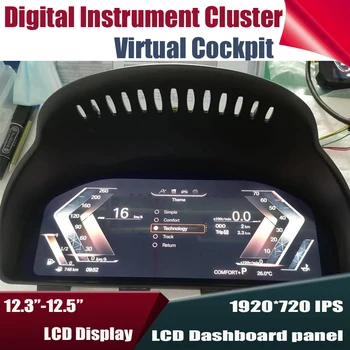 Digitális műszeregység a Virtuális Pilótafülkében BMW 5 6 7 Sorozat X3 X4 X5 X6 F01 F02 F03 F04 F07 F10 F11 F18 F06 F25 F26 F15 F16