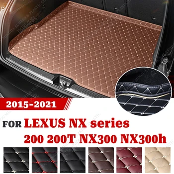 Egyéni Kocsi Csomagtartójában Szőnyeg Lexus NX 200T NX300h 2015 2016 2017 2018 2019 2020 2021 Kiváló minőségű Bőr Csúszásmentes Alsó szőnyeg