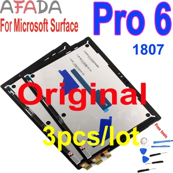 Eredeti LCD A Microsoft Surface Pro 5 1796 Pro 6 1807 LCD Kijelző, Touch Digitalizáló Közgyűlés A Felszíni pro5 Pro6 LP123WQ1