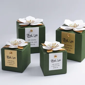 Európai Elegáns Esküvői Kedvezmények Ajándék Csomag Cukorkát Doboz Keresztelő Baba Zuhany Szülinapi Csomagolás Event & Party Kellékek