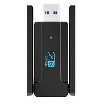 FORRÓ-USB Wifi Adapter USB3.0 Wifi6 Vezeték nélküli Hálózati Kártya AX1800M 2.4 G/5 ghz-es Dual Band Nagy Sebességű Hálózati Kártya