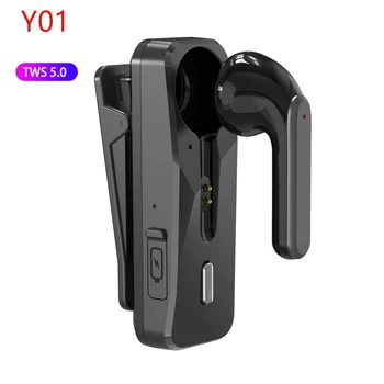 Gallér Fülhallgató a Meghajtó Egy Fül-Bluetooth-5.1-Es Vezeték nélküli Fejhallgató, Üzlet, Fülhallgató Mikrofon Sport Fül Horog Lotus Kihangosító Y01