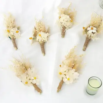 Gomblyukakról Mini Szárított Virágok illata A Pin-kódot a Bohém Esküvői Tortát Táblázat Jubileumi Party Dekoráció