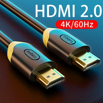 HDMI-Kompatibilis Kábel 2.0 4K-s, 3D-s Video Kábel Aranyozott HD TV BOX PS4-Elosztó Kapcsoló a Számítógép, Laptop Monitor Kábel