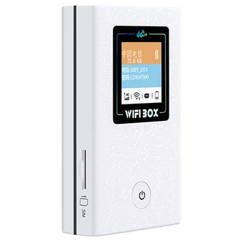 Hordozható 4G Wifi 4G Lte Router Wifi Vezeték nélküli Router by egy 6800mah Akkumulátor Bank Hotspot Nyitva Autó Mobil Sim Kártya Foglalat