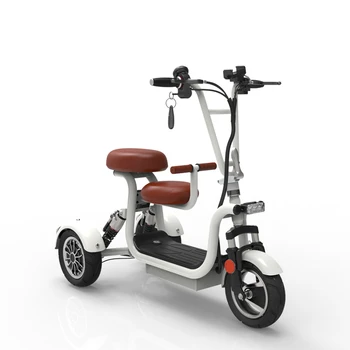 Háromkerekű Elektromos Roller 3 Kerekű Elemes Felnőtt Elektromos Kerékpár