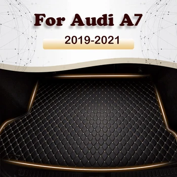 Kocsi csomagtartójában mat Audi A7 2019 2020 2021 Rakomány Bélés Szőnyeg Belső Alkatrészek Tartozékok Borító