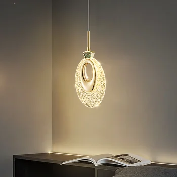Különleges, Arany, Fényes Új LED-Modern függesztett Lámpák Élő Étkezési Tanulmány Szoba Hálószoba Éjjeli Hall Villa Bár Lámpa Beltéri Világítás