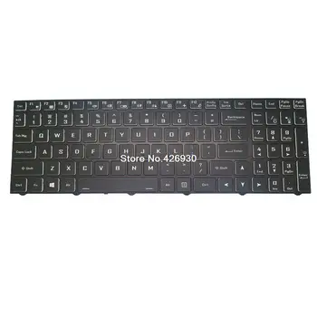 Laptop Csere Billentyűzet Multicom A Kunshan X170KM X170KM-G angol MINKET fekete háttér világításos új