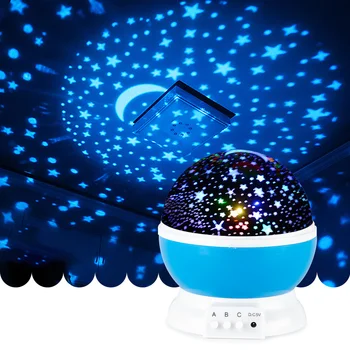 LED-es Éjszakai Fény Galaxy Projektor Csillagos Ég Forgatható Hangulat Fény Romantikus Hold Fény Nagy Ajándékot Barátnője Gyerekek