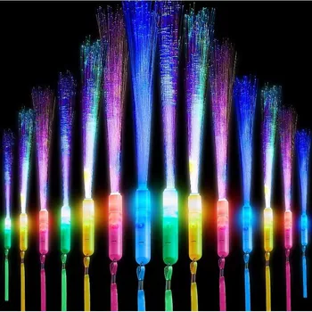 LED világít Optikai Pálca-színes Pálcikák Villogó Koncertek Rave Színes, Villogó Koncert Heveder LED világít Mutatja Játékok