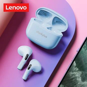 Lenovo LP40 II vezeték nélküli fejhallgató Bluetooth 5.3 fülhallgató mikrofonnal érintse meg a fejhallgató hívás zajszűrő headset játékos