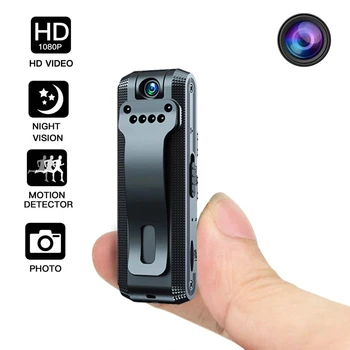 Mini Kamera 128G Vezeték nélküli Csiptetős Készülék Micro Kamera Mozgásérzékelő Biztonsági Kamera a Találkozó MP3 Audio Felvétel