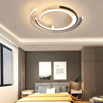 Modern LED-es Akril Mennyezeti Lámpa, Csillár Rövid, Kerek Személyiség Hálószoba, Étkező Kreatív Világítási Lámpatest