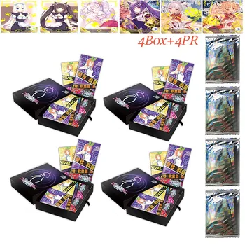 Nagykereskedelmi 4box Új Istennő Történet Istennő Karnevál Virtuális Terv Kártya Szexi Lány Waifu Emlékeztető Doboz Tcg Játékok, Kártya, Doboz Gyermekek Ajándék