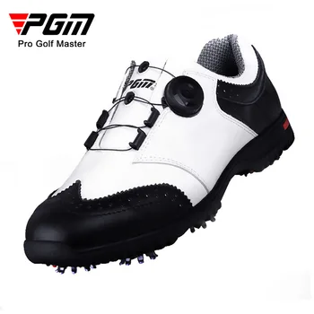 PGM Golf Cipő Férfi Mozgatható Köröm Vízálló Cipő Puha Bőr Rotary Cipőfűző Sport Training Cipő
