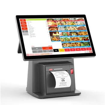 SGT-D2-Egy szupermarket vendéglátás kiskereskedelem POS terminál 14 hüvelykes érintőképernyő Android pénztárgép a 80mm nyomtató