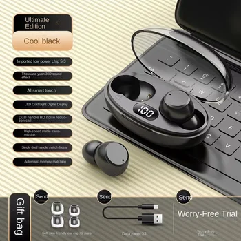 T62 Vezeték nélküli Bluetooth Headset, Digitális Kijelző Tér Kapszula Bean Teljes in-Ear Mini Headset
