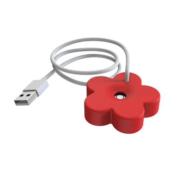 USB Hordozható Mini Személyes Párásító Kis Hűvös Köd Néma 8H Auto-Off Párásító Home Office Piros