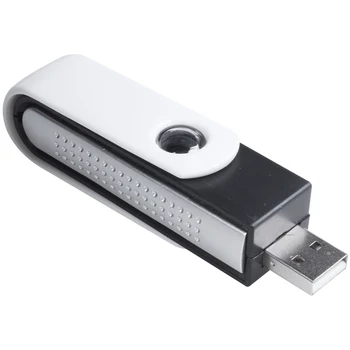 USB-ionos Oxigén Bár Illatosító Légtisztító ionizátor Laptop Fekete+Fehér