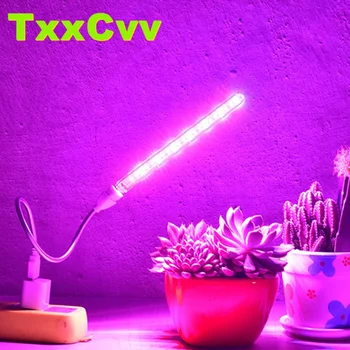 USB LED Nő Könnyű, Hajlékony LED Teljes Spektrumú Növény Lámpa Virág Palánta Növekedését Fény Növény Lámpa Hidroponikus Világítás, magas színvonalú