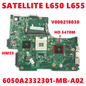 V000218030 Alaplapja A Toshiba SATELLITE L650 L655 Laptop Alaplap 6050A2332301-MB-A02 A 216-0774007 GPU 100% - os Vizsgálat