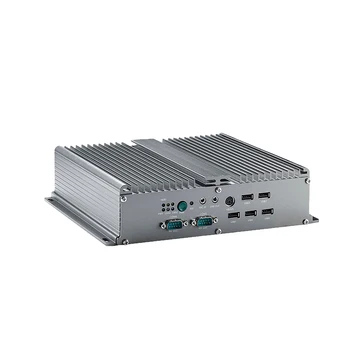 Ventilátor nélküli intel ATOM D2550 Ipari Számítógép 2LAN 6COM 6*RS232 vagy 4*rs485 vagy 3*rs422 6USB
