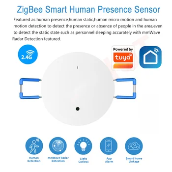 ZigBee Okos Emberi Test Jelenlét-Érzékelő Wifi Tuya Okos Mozgalom Micro Mozgásérzékelés Távoli Riasztás Monitor Infravörös Radar