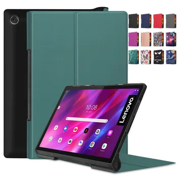 Érdekesség A Lenovo Yoga Lap 11 Esetben, 11 colos kihajtható Állvány Okos PU Bőr, Kemény PC Shell Lenovo Yoga Lap 11 YT-J706F Tabletta Fedezi