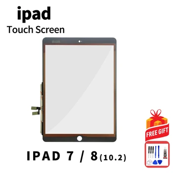 Érintőképernyő iPad 7 8 A2198 A2200 A2428 A2429 A2430 érintőképernyő IC Kábel LCD Kijelző Külső Digitalizáló Panelt Cserélni