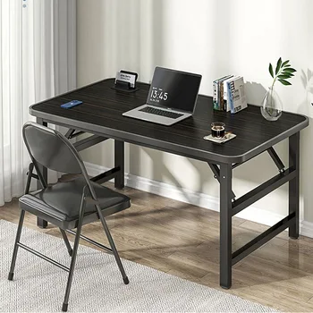 Összecsukható Számítógép Asztal Otthoni Íróasztal Egyszerű Irodai Asztal Hálószoba Egyszerű Tanulási Íróasztal Hosszú Szalag